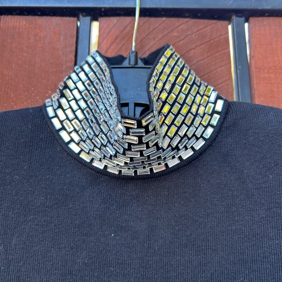 Retrofete Monroe Embellished Cashmere-Blend Maxi Dress size M NWT - Picture 5 of 9